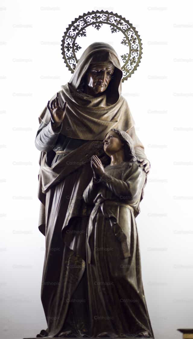 Santa Ana de Deus - Imagens católicas de stock