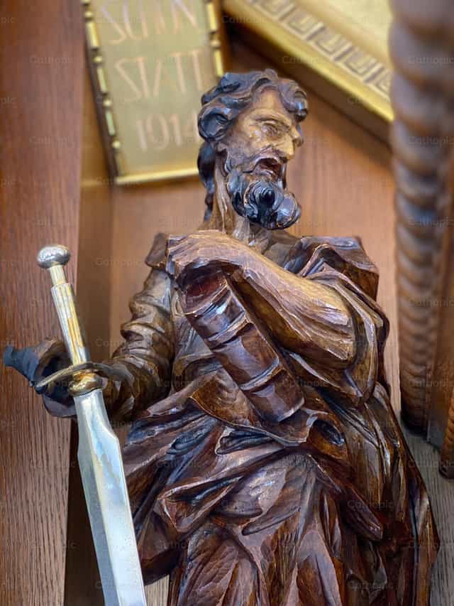 Saint Paul Apôtre - Images catholiques de stock