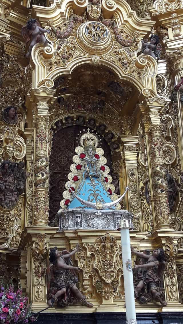 The Virgin of Rocio - Catholic stock images