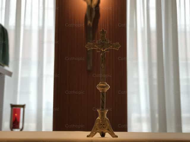 Ang krus - Mga Catholic stock image