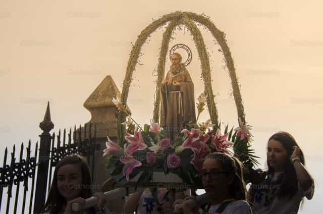 San Gil - Mga Catholic stock image