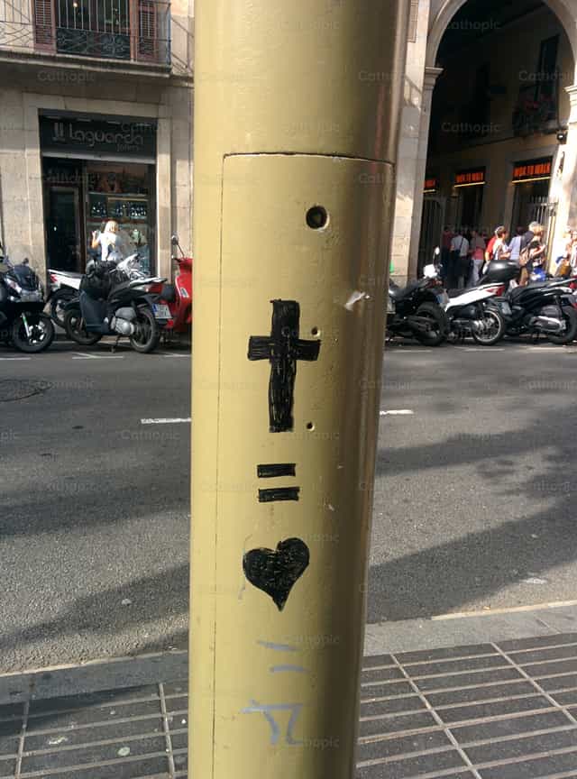 La cruz es igual a Amor - Banco de imágenes católicas - Fotografía por Armand _