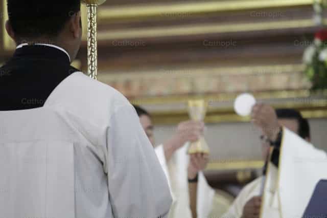 Consécration - Images catholiques de stock