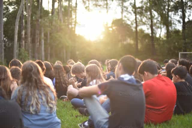 Puesta de sol - Banco de imágenes católicas