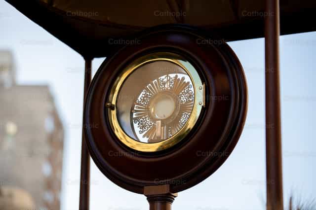 Banal na Sakramento - Mga Catholic stock image
