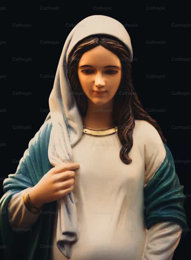Our Lady of the Sweet Waiting - Catholic stock images - Photo by Javier Bastidas