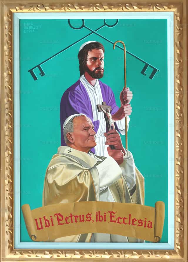De voorrang van Petrus - Katholieke stockfoto's