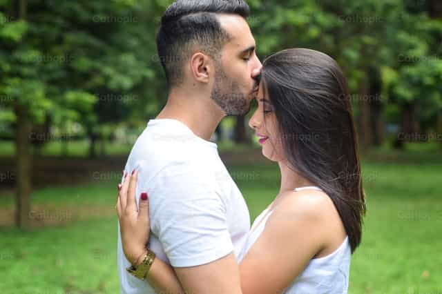 Amor Verdadeiro - Imagens católicas de stock