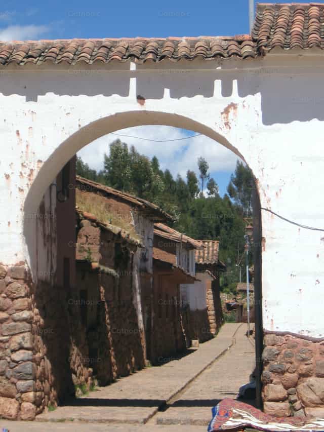 Estrada - Imagens católicas de stock