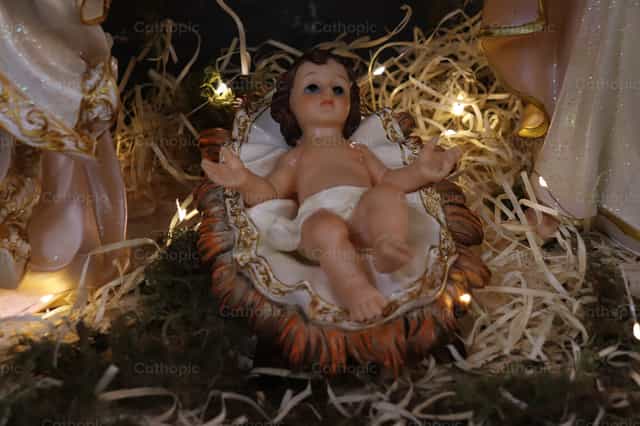 Sanggol na Hesus - Mga Catholic stock image
