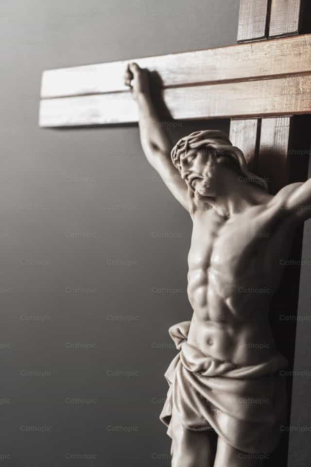 Jezus Christus - Het Lijden - Katholieke stockfoto's - Foto door Jakov Pleše