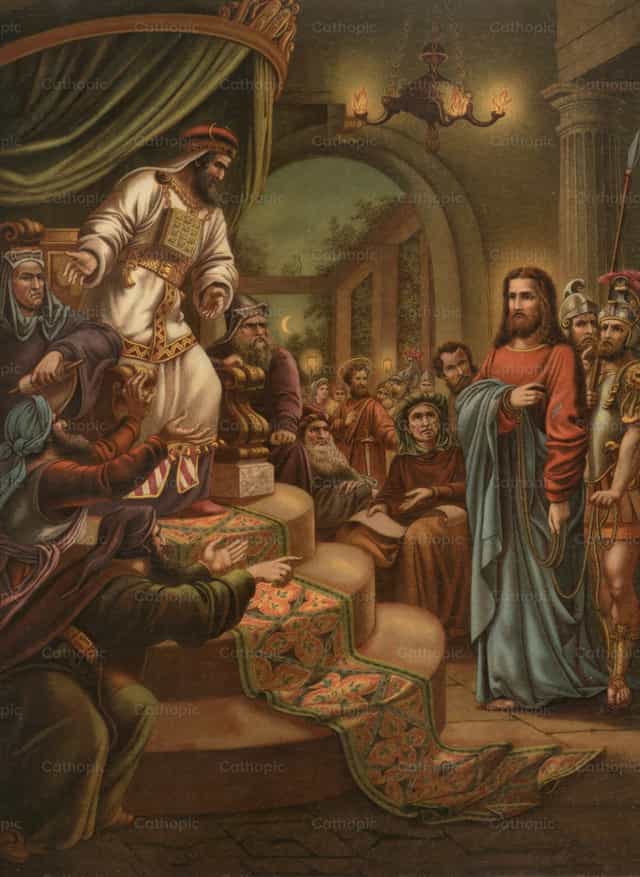 对基督的假见证 - 天主教图库图片 - 摄影： Restored Christian Art