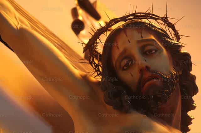 Jesus crucified - Catholic stock images