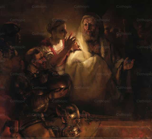 圣伯多禄的否认 - 天主教图库图片 - 摄影： Restored Christian Art