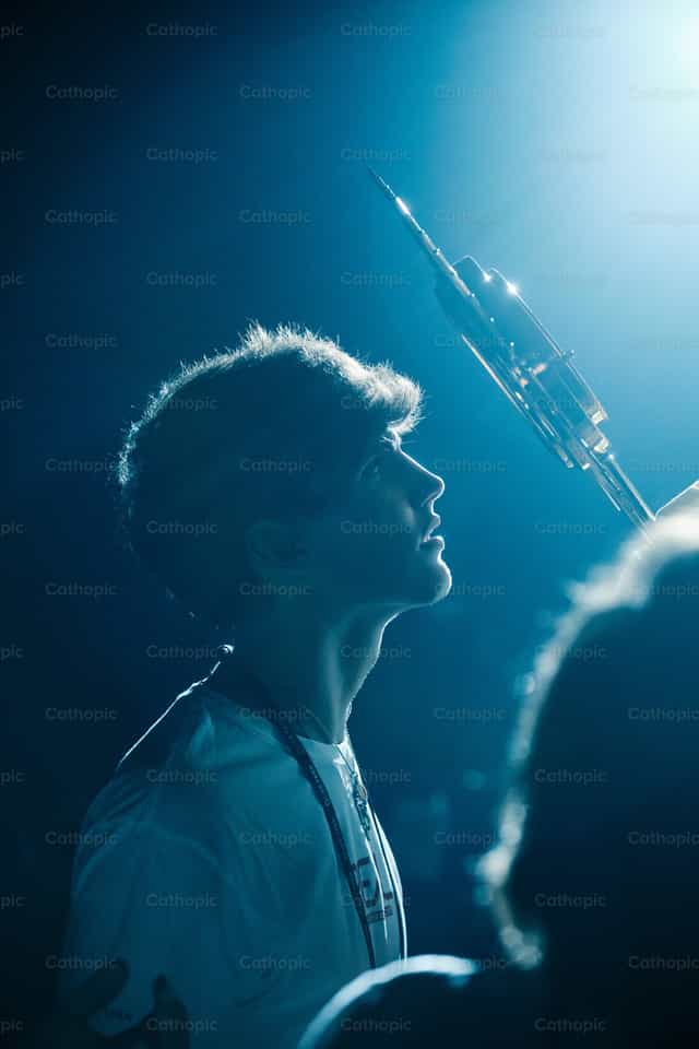 Adoração - Imagens católicas de stock