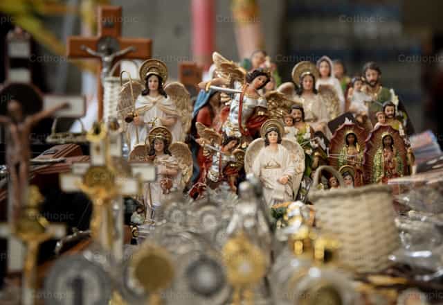 Mga debosyonal na pigurin - Mga Catholic stock image - Larawan ni Carolina BR