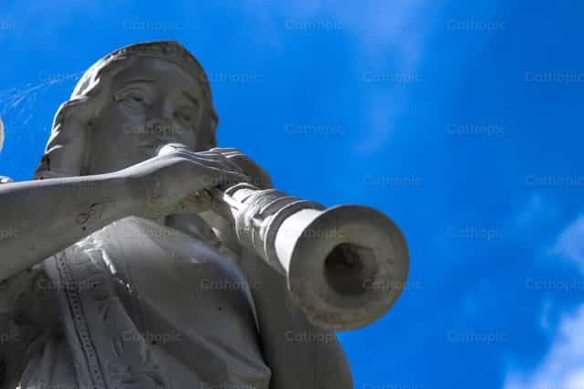 El Angel del clarinete - Banco de imágenes católicas - Fotografía por Laura Martínez Salcedo