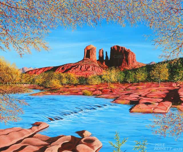 Cathedral Rock - Katolickie zdjęcia stockowe - Zdjęcie: Mike Bennett