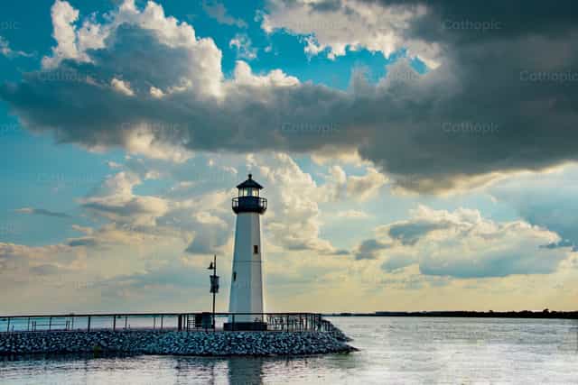 Phare - Images catholiques de stock