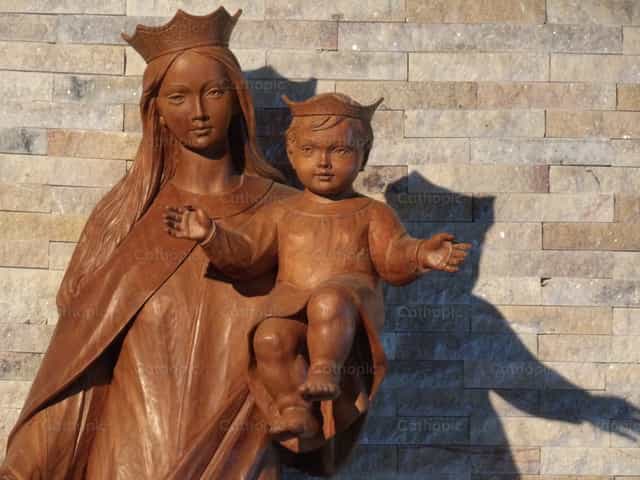 Mary Help of Christians - Catholic stock images