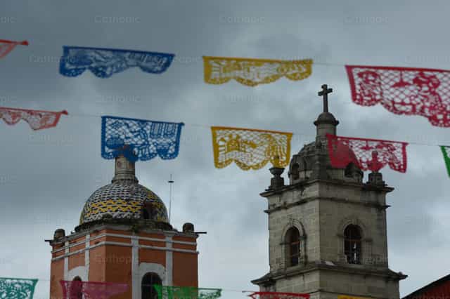 Church on the Day of the Dead - Catholic stock images