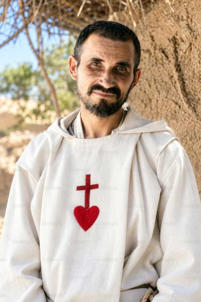 Heiliger Charles de Foucauld - Katholische Stockfotos