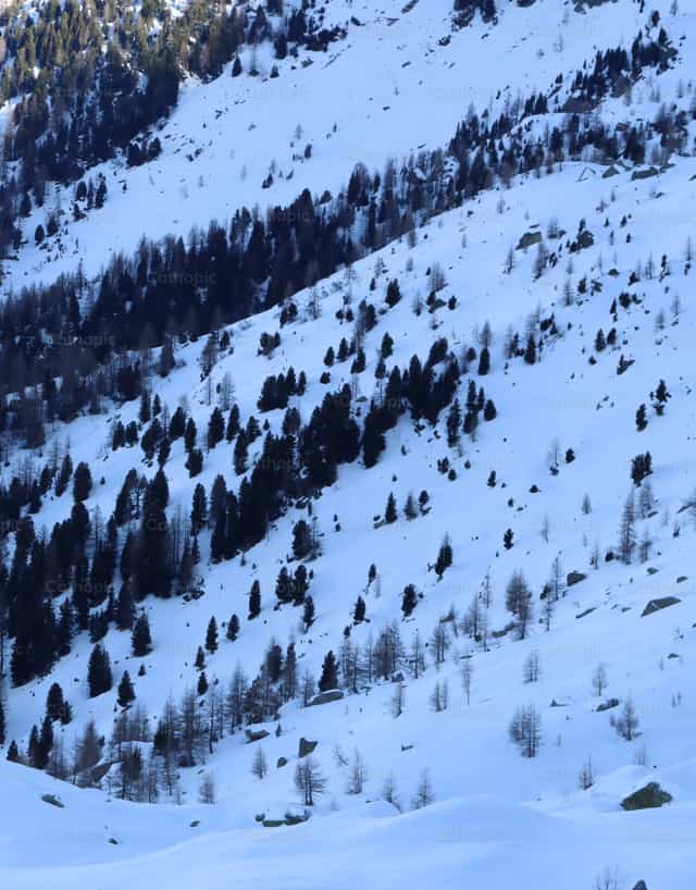Snowy mountain - Catholic stock images - Photo by Saul Ibarra