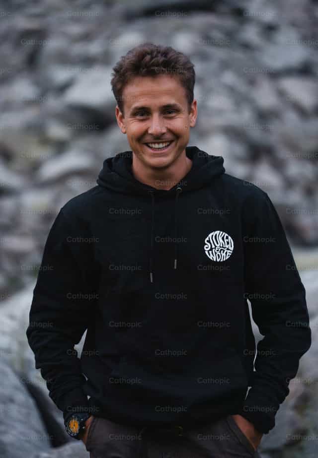 Volto giovane e sorridente - Immagini stock cattoliche