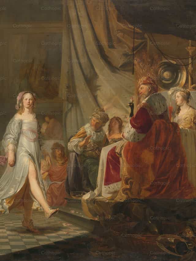 Salome Dancing for Herod - Catholic stock images