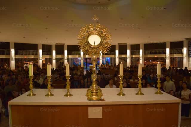 Adoração - Imagens católicas de stock