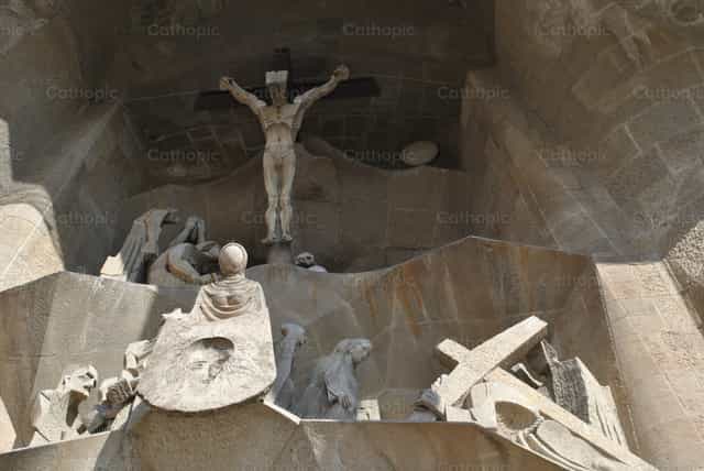La Passion de Jésus - Images catholiques de stock