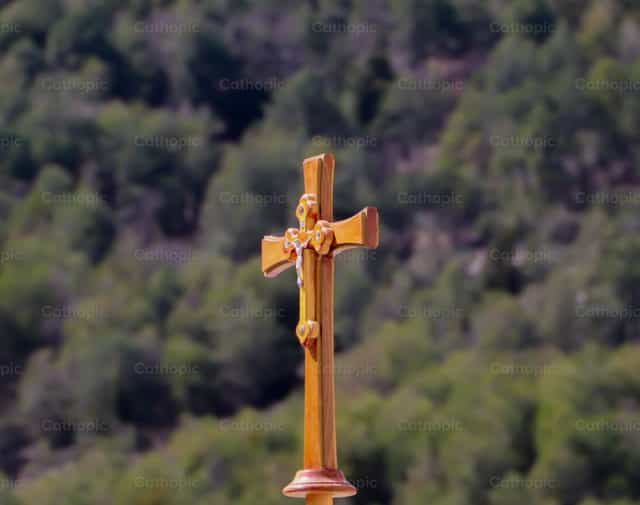 Cruz - Imagens católicas de stock