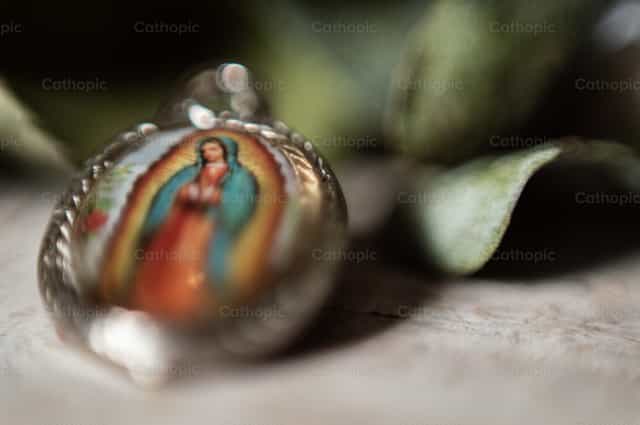 Our Lady of Guadalupe Medal - Catholic stock images - Photo by Carolina BR