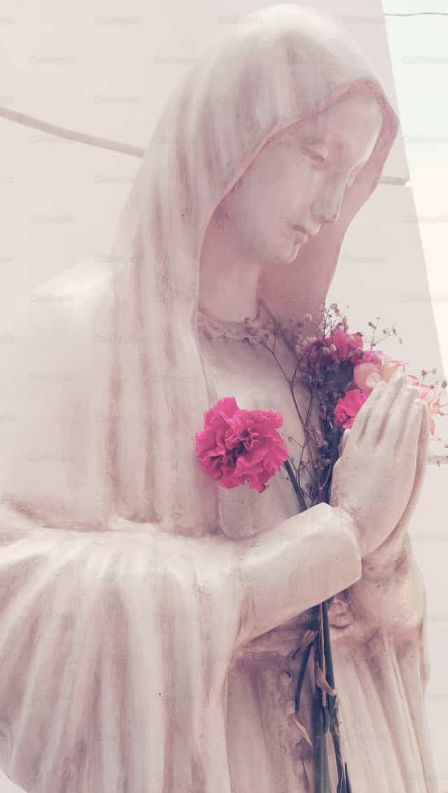 Estatua de la Virgen Maria - Banco de imágenes católicas - Fotografía por Luis Fernando Bernachi