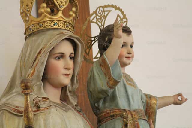 Our Lady of Peace - Catholic stock images