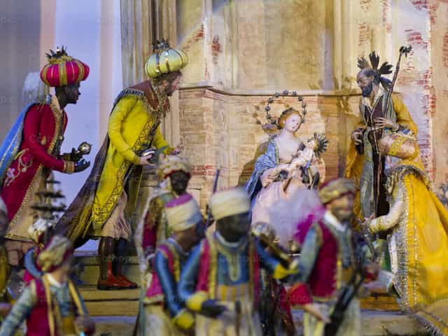 Adoración de los Reyes Magos - Banco de imágenes católicas