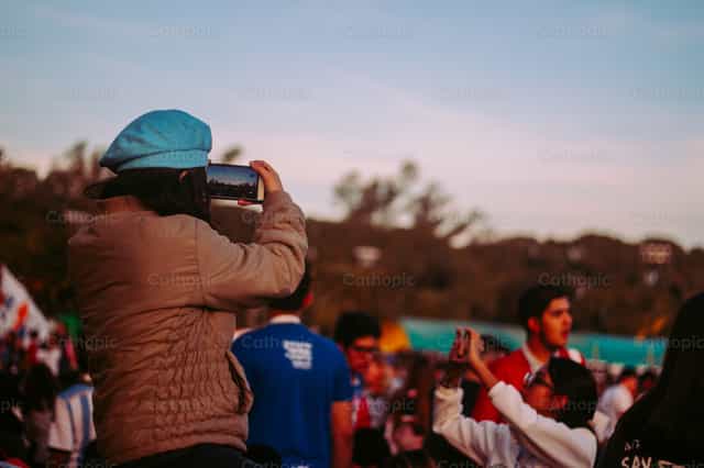 Fotografiando el Encuentro Nacional de la Juventud - Banco de imágenes católicas