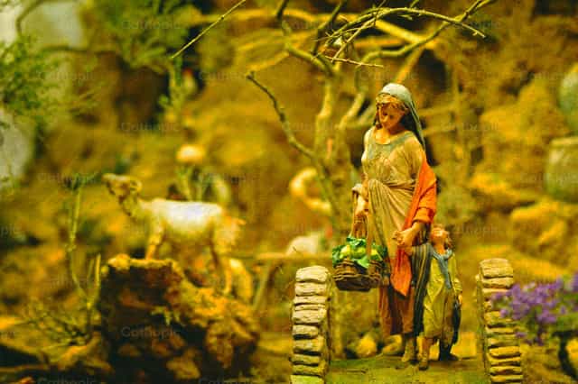 Figuras de Maria y Jesus - Banco de imágenes católicas - Fotografía por Julián Iglesias