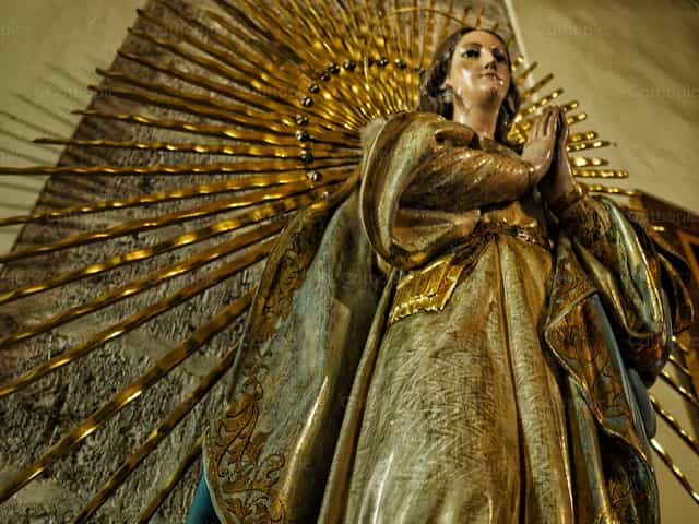 Bituin ng Umaga, Maria - Mga Catholic stock image