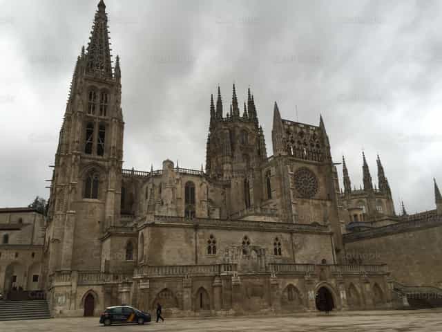 Catedral de Burgos - Imagens católicas de stock