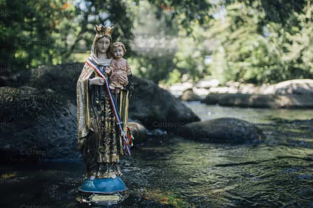 Virgin of Carmen - Catholic stock images