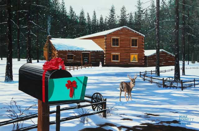 Navidad en Big Bear - Banco de imágenes católicas - Fotografía por Mike Bennett