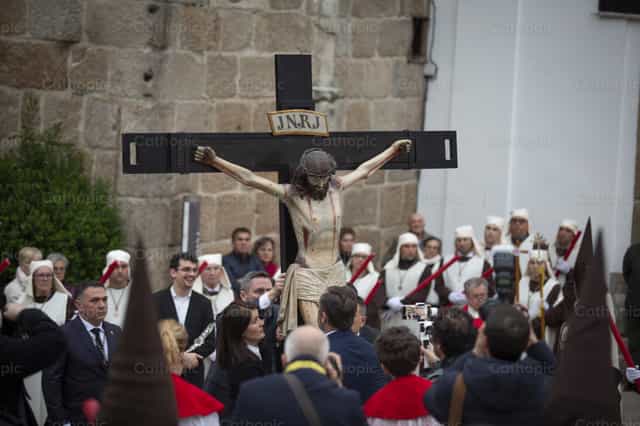 Hesus sa krus - Mga Catholic stock image