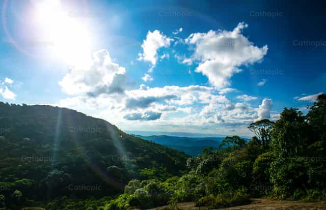 Cielo blu - Immagini stock cattoliche - Foto di Érica Viana