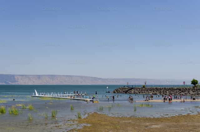 Dalampasigan ng Dagat ng Galilea - Mga Catholic stock image - Larawan ni Titi Maciel Pérez