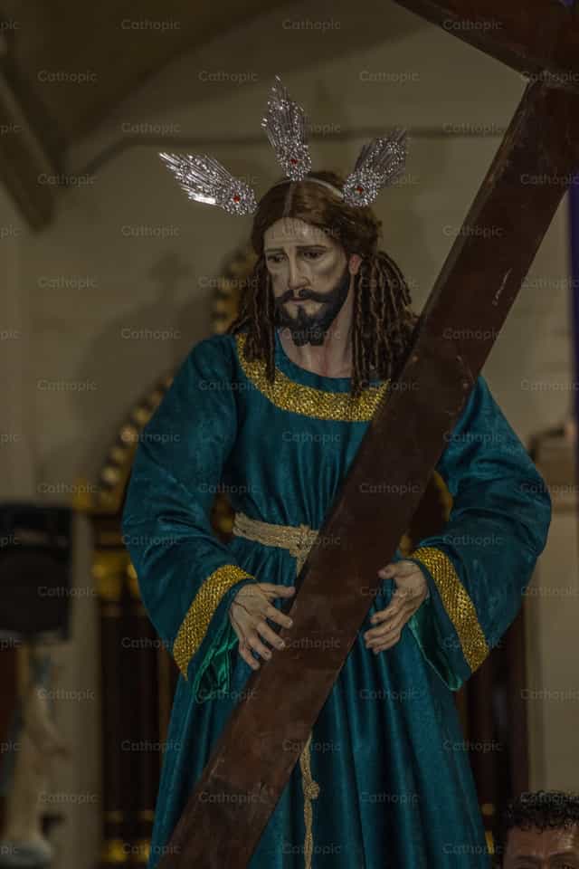 Jesus Nazareno da Saúde - Imagens católicas de stock
