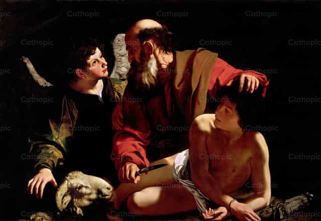 以撒的献祭 - 天主教图库图片 - 摄影： Restored Christian Art