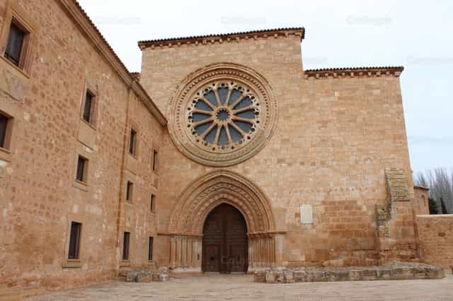 Mosteiro de Santa Maria de Huerta - Imagens católicas de stock