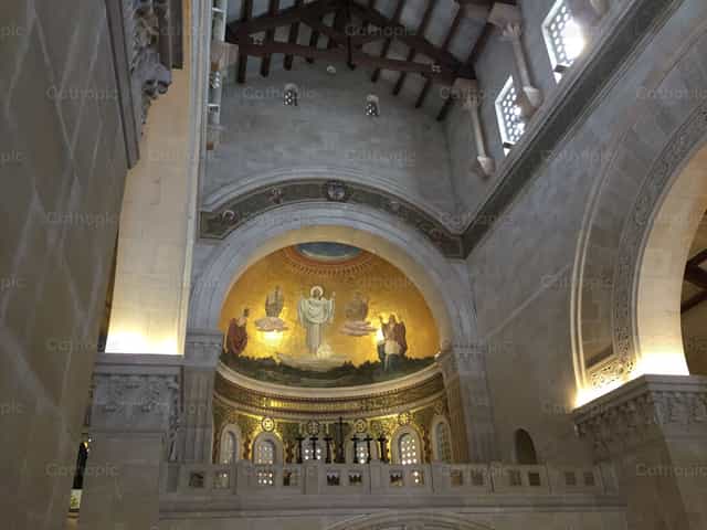 A transfiguração de Jesus - Imagens católicas de stock