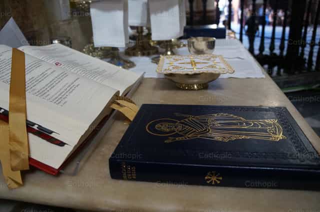 Objets for Mass - Catholic stock images